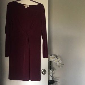 New with tags Burgundy Long sleeve dress